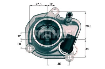 TERMOSTATO CHRYSLER 87C 2,2CRD MAHLE  