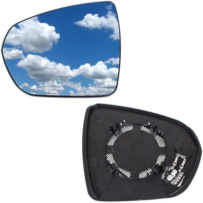 Citroen c5 aircross 2017- вкладиш скло дзеркало лівий фото №1