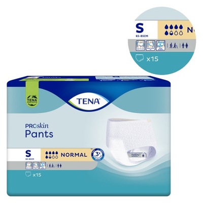 Majtki Chłonne Tena Pants ProSkin Normal S 15 szt.