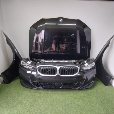 Bmw g20 капот крило бампер панель  радіатор led чорний  sapphire 475 фото №1