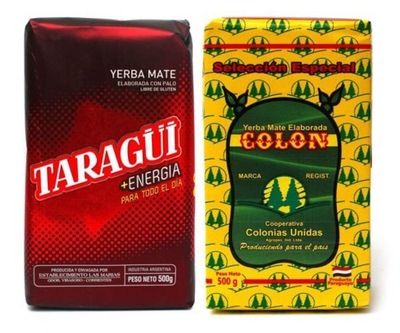 Yerba Mate TARAGUI Energia COLON Especial 2x 500g