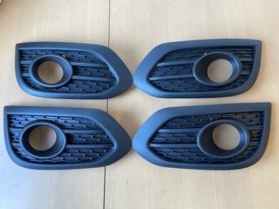 Решётка решётки бампера kadjar lift комплект фото №1