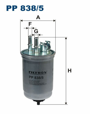 FILTRO COMBUSTIBLES PP 838/5  