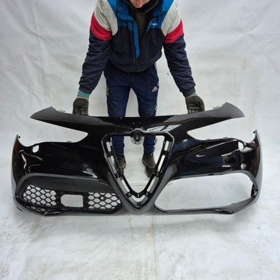 Alfa romeo stelvio 16r. - бампер перед передній pdc омивачі 50549458 фото №1