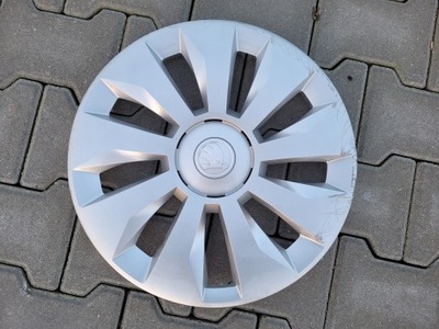 WHEEL COVER SKODA FABIA RAPID SCALA 15 INTEGRAL 6VA601147A  