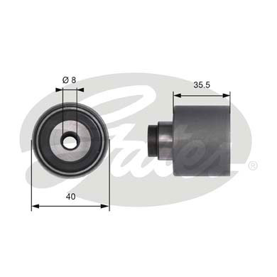 ROLLO PROPULSOR CORREA DISTRIBUCIÓN GATES T41229  