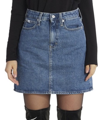 CALVIN KLEIN SKIRT - SPÓDNICA JEANSOWA DAMSKA 28