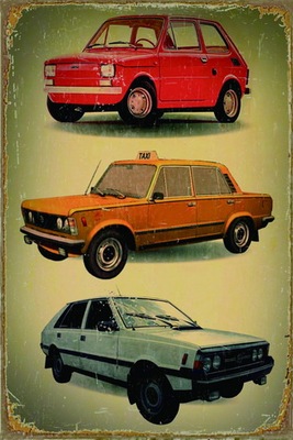 Tablica Ozdobna Blacha Polish Oldtimer