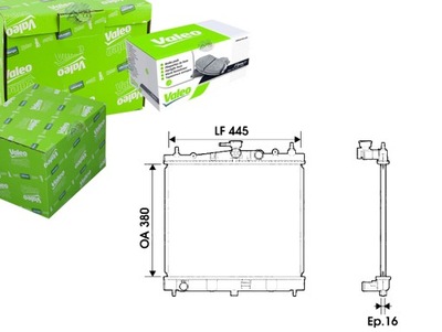 РАДИАТОР ДВИГАТЕЛЯ VALEO 8200365427 070078N 70078N