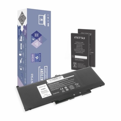 |Mitsu| Bateria do Dell Latitude 7490 7200mAh 7,6V