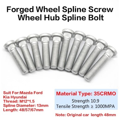 16/20Pieces Spline Diameter 13mm Wheel Hub Sp 