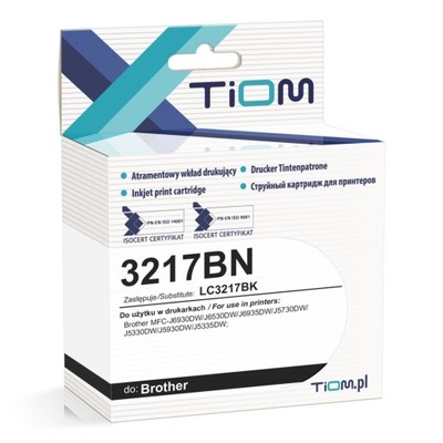 Tusz Tiom do Brother 3217BN | LC3217BK | 550 str.