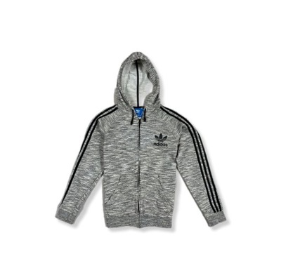 Adidas Originals Bluza Szara Klasyk Logo Unikat M