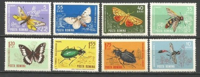 Rumunia Mi 2260-2267 motyle**czyste