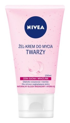 Nivea Żel-krem do mycia twarzy do cery suchej i wr