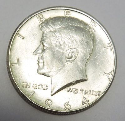 USA half dollar 50 cents 1964 Kennedy