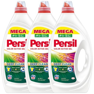 Persil Deep Clean Żel do prania kolorów 3x 3,96l