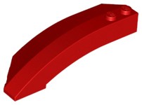 1x [Used] LEGO 41749 Red Wedge 8 x 3 x 2 Open Right