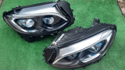 MERCEDES GLC W253 COMPLETO DIODO LUMINOSO LED HYBRID FAROS PARTE DELANTERA  