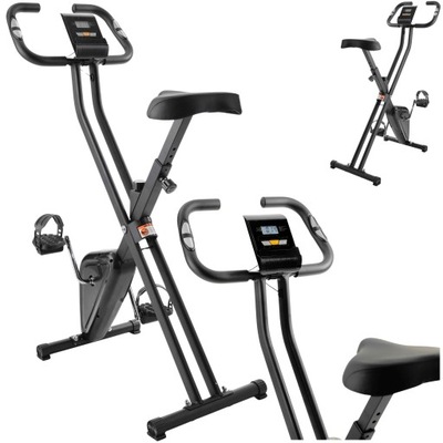 Rowerek Treningowy Stacjonarny Składany do Ćwiczeń Rower Fitness Pionowy