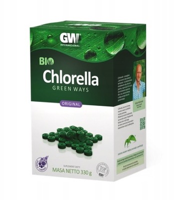 BIO Chlorella Green Ways tabletki 1320 szt. 330 g ZIELONKI