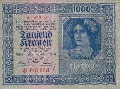 Austria - 1000 Koron - 1922 - P78