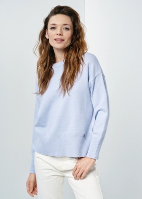 OCHNIK Błękitny sweter damski SWEDT-0202-62 XS