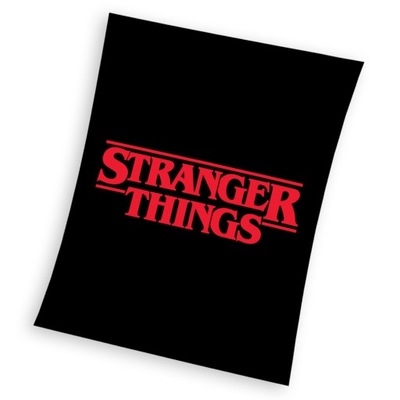 Koc 130x170 Stranger Things Netflix Coral Narzuta Pled Kocyk Super Miękki