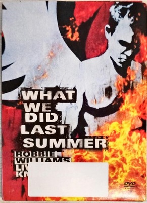 DVD ROBBIE WILLIAMS WHAT WE DID LAST SUMMER