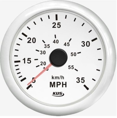 PRĘDKOŚCIOMIERZ CIŚNIENIOWY BIAŁY 35W DO ŁODZI