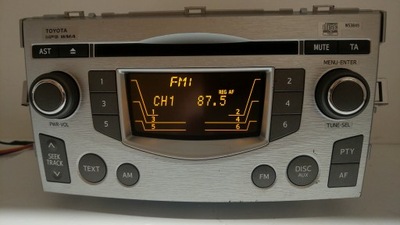 Радио cd mp3 toyota verso 86120-0f080 фото №1