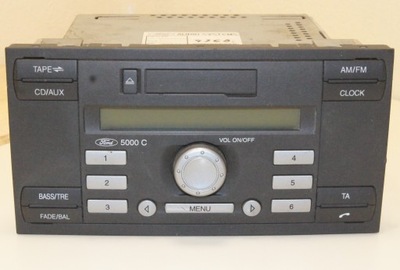 RADIO RADIO FORD 5000 C MK1 MK2 MK5 MK6 + CÓDIGO  