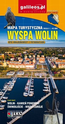 Wyspa Wolin - mapa turystyczna