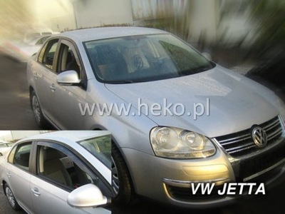 VW GOLF A5 2007-2009R ВЕТРОВИКИ ДВЕРЬ HEKO фото