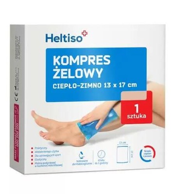 Kompres żelowy ciepło-zimno HELTISO 13 cm x 17 cm 1 szt