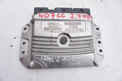 Бортовий комп'ютер блок керування двигуна 9653388480 peugeot фото №1