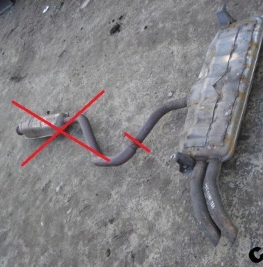 Renault vel satis 3.5 v6 гасник кінцевий фото №1