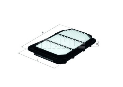 Фильтр воздуха knecht lx 2686 lx2686 фото №1