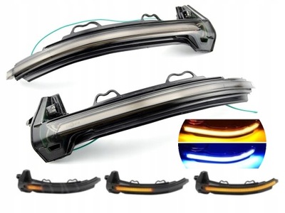Поворотники динамические dynamic led w зеркало do audi a4 s4 a5 s5 rs4 rs5 фото №1