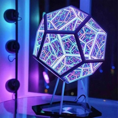 Infinity Dodecahedron Creative Cool Color Art