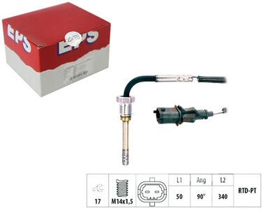 Eps 1.220.092 датчик, температура вихлопних газів фото №1