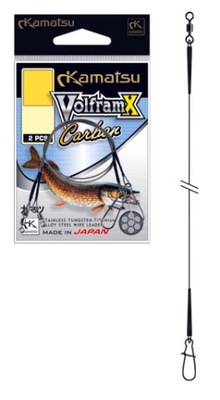 Kamatsu Przypon VolframX Carbon 20kg 30cm - 2szt