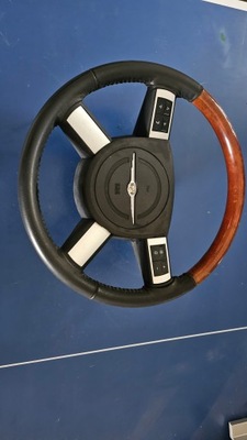 CHRYSLER 300C STEERING WHEEL FROM AIR BAGS WOOD  