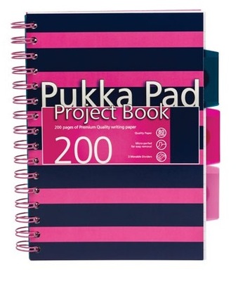 Kołozeszyt Pukka Pad Project Book Navy A5 200 str