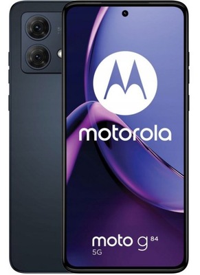 nowa Motorola Moto G84 5G 12/256GB NFC Midnight Blue 120Hz + ETUI DualSIM