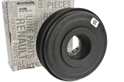 8200805671 шкив коленчатого вала 2.3 dci renault master iii movano b оригинал фото №1