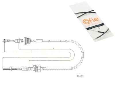 Cofle 11.2255 cięgło, керування зчепленням фото №1