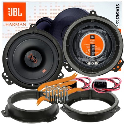 JBL STAGE3 627 ALTAVOCES AUDI A4 B6 B7 PARTE DELANTERA PARTE TRASERA  