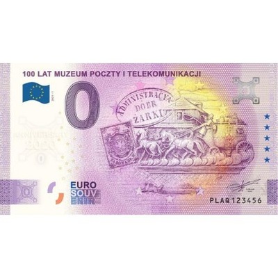 0 Euro, 100 lat Muzeum Poczty i Telekomunikacji