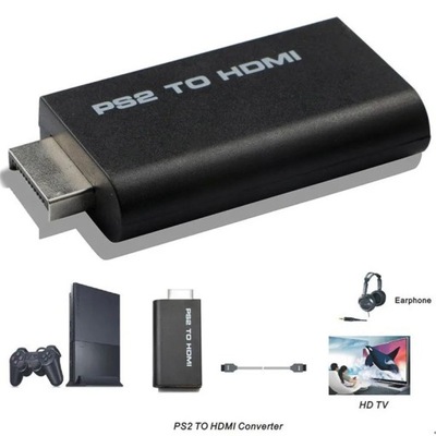 Dla PS2 do konwertera HDMI AV Adapter kabel do PS3/PS4 Sony Playstation 2